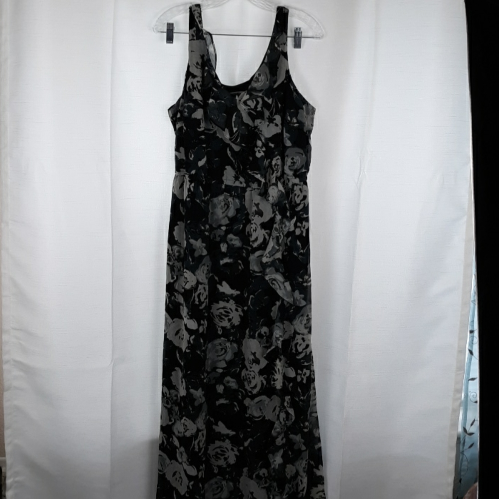 Isaac Mizrahi Live! Floral Faux Wrap Maxi Dress